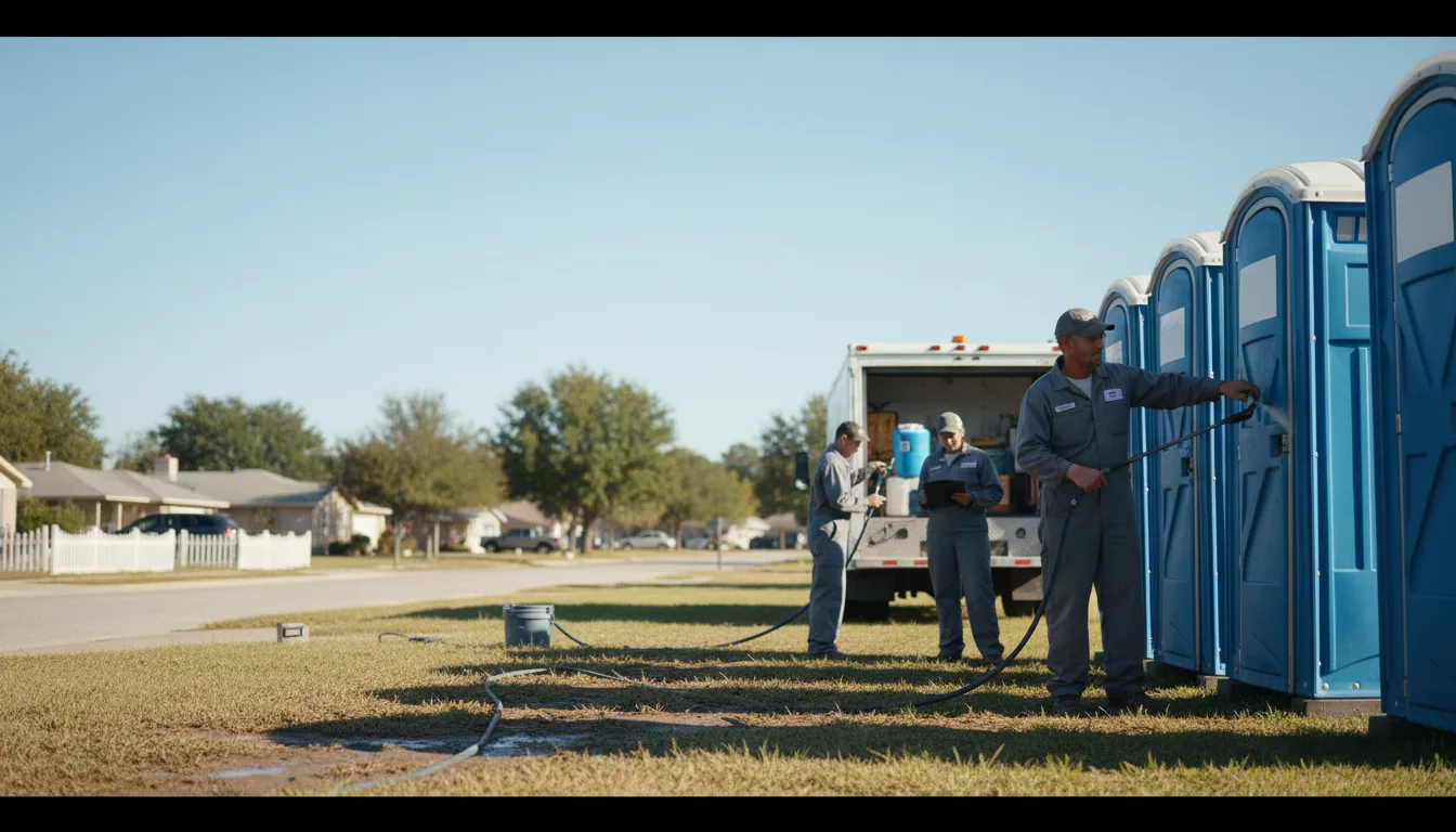 Long-Term Portable Toilet Rental in Pleasant Hill, IA near me